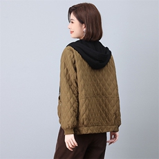 时尚女装冬季新款刺绣加厚棉服外套显瘦保暖短款夹克，女装短外套，鑫鑫格