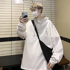 FS2306-P55控78夏季港风情侣防晒服外套薄款防晒衣，男装防晒衣，电商A036A