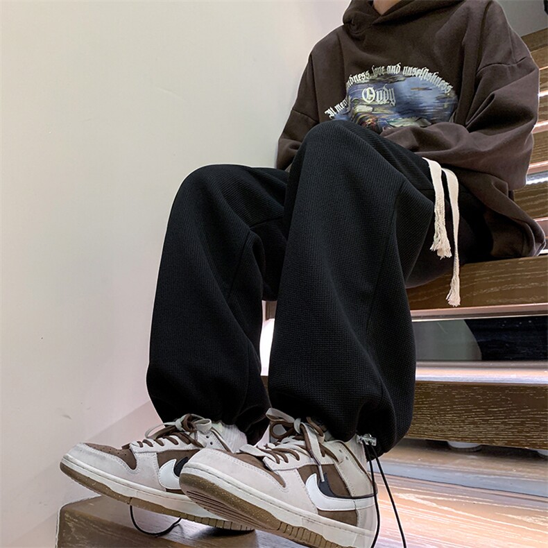 8XL-M 羊羔绒卫裤男加肥加大码加厚加绒运动裤男胖子9029P45控68图片
