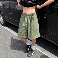 19夏季速干情侣运动短裤多巴胺透气五分裤XZ211-1-K2527-P35控48，男装牛仔裤，星座211-1