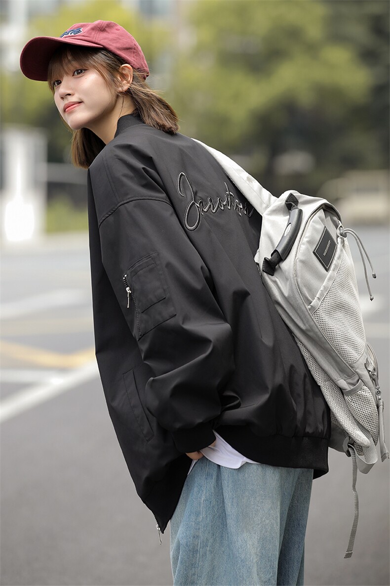 美式vibe外套男2025新款春秋季欧美潮牌飞行员夹克痞帅高街棒球服,男装夹克,电商A233-1