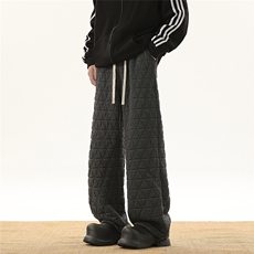 08冬季新款加棉加厚棉裤三角形压线宽松休闲裤XZ211-1-K2469-P75，男装棉裤，星座211-1