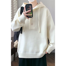 25753-特P60秋冬新款连帽针织毛衣男连帽外套，男装针织衫/毛衣，电商D310B