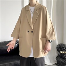 控价89 夏新薄款西服宽松大码冰丝防嗮服JK202-P55图片