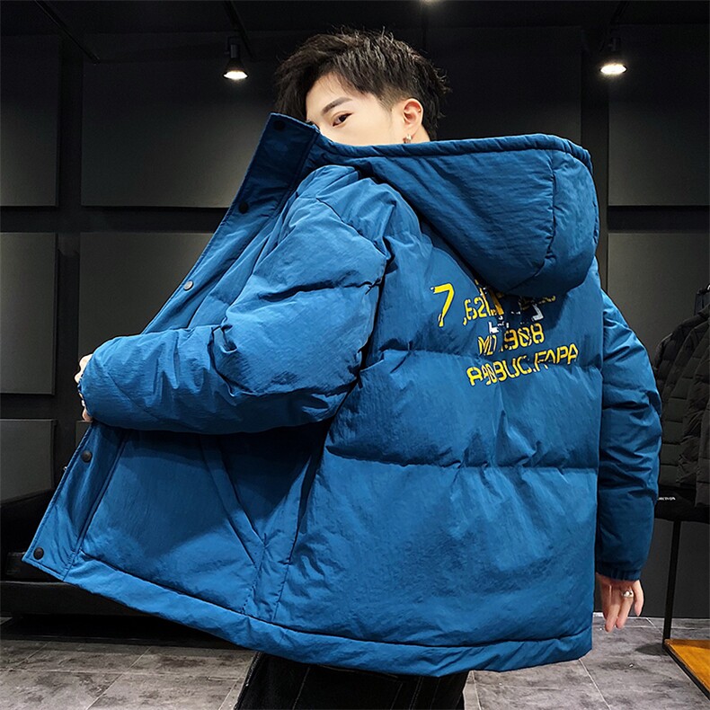 【】A003-HY8008-P130冬装新款印花连帽面包服棉衣 家乐图片
