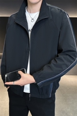 秋季夹克男2025新款宽松潮牌休闲立领男装外套A313-J112561-P130，男装夹克，电商A313