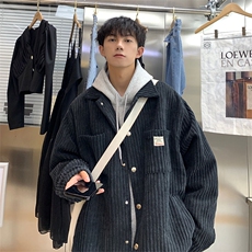 春款灯芯绒外套多口袋潮牌休闲夹克M17P85，男装夹克，电商A458A