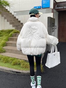 90白鸭绒，面包服，三色两码图片