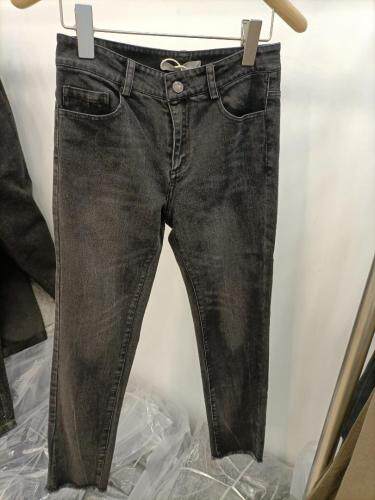 新款牛仔小脚裤,女装,ENGE