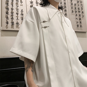 【已下大货】D130-P48控68 大码新中式风重磅高品质衬衫图片