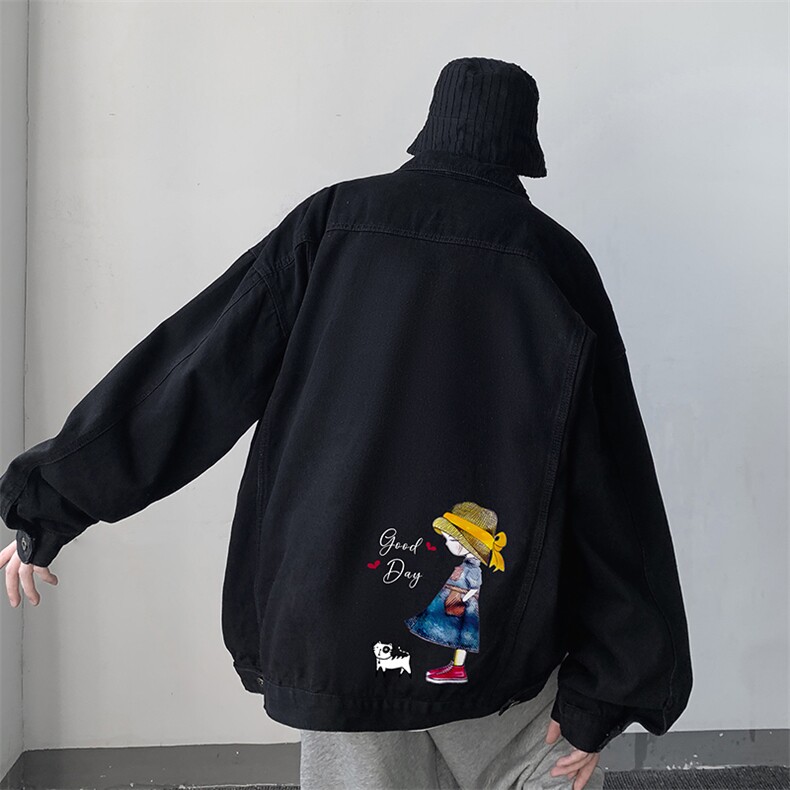 牛仔夹克男大码牛仔外套男茄克NJ77415-P60,男装夹克,电商A040