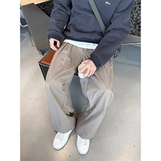 【有货】DG31-P50纯色打褶休闲裤工装裤春秋季男生卡其宽松长裤，男装工装外套，星座603-2