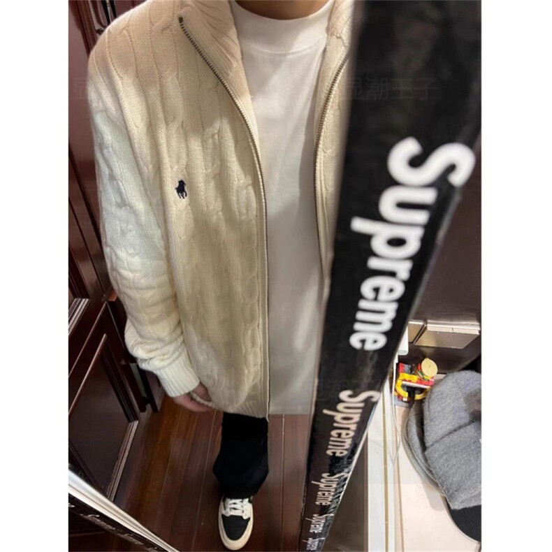 现货DM358-批65秋冬季慵懒立领开衫毛衣男潮牌针织衫外套,男装针织衫/毛衣,星座603-2