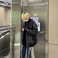 美式飞行员夹克外套春秋季街头潮牌宽松大码休闲棒球服J956，男装夹克，星座1116A（原606A-3）