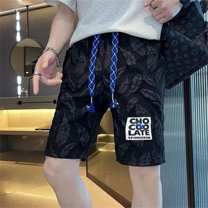 男短裤夏季薄款宽松大码休闲裤纯棉五分裤潮牌健身运动BD035/P35图片