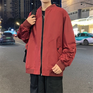 春季飞行服夹克外套男简约休闲百搭棒球服上衣 迷彩P65 JK837-P60图片