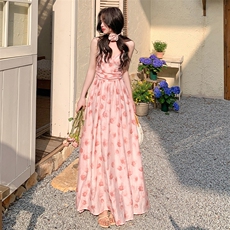 时尚潮流2024年夏季吊带连衣裙休闲潮流,女装连衣裙,萌依族, 时尚潮流2024年夏季吊带连衣裙休闲潮流,女装连衣裙,萌依族,