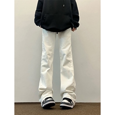 B221美式ins高街暗黑小众修身弹力休闲牛仔裤LK23010-P60控78，男装牛仔裤，电商B221