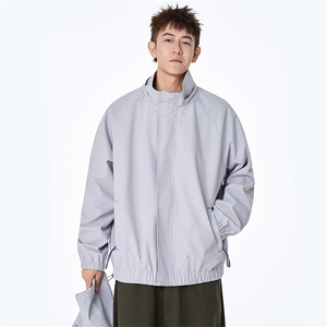 JK987 P70 秋季新款港风宽松夹克百搭落肩简约上衣外套图片