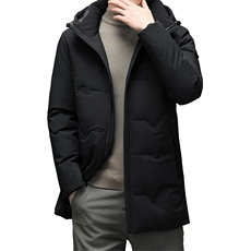 冬装新款中长款休闲羽绒服中年男士连帽可卸外套SNNYR862026-P310，男装羽绒服，电商B212（原钱塘6029）