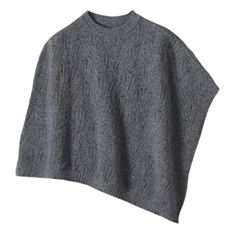 羊毛针织小披肩女打结减龄围巾搭肩护颈羊绒围脖两用，披肩，九月九羊绒