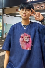 量大优供视频重磅麂皮绒短袖t恤男JT528-特p19，男装T恤，电商B371