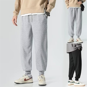 K622新款时尚潮男百搭潮男宽松束脚卫裤图片