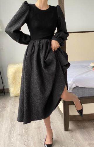 【现货】韩昕秋季新款连衣裙设计，女装连衣裙，韩昕