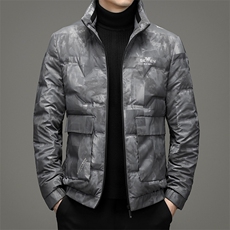 90%羽绒服男款外套立领2023冬季新款厚款鸭绒男士上衣ZG2949-P260，男装羽绒服，电商B212（原钱塘6029）