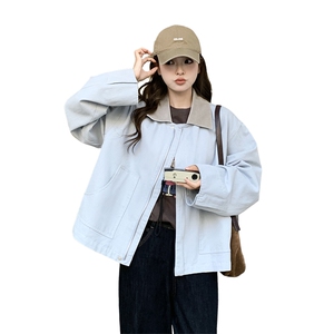 【现货】2025春装新款灯芯绒领短外套女ZBA馆126-2518P140K218图片