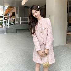 女纽扣成人四季2026年春季两件套中式长袖女装女士精品套装，女装套装/套裙，凡歌灵