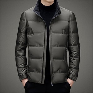 BAMJ-9620钱塘2020-2中年男士冬季厚款立领奶德商务羽绒服P180图片