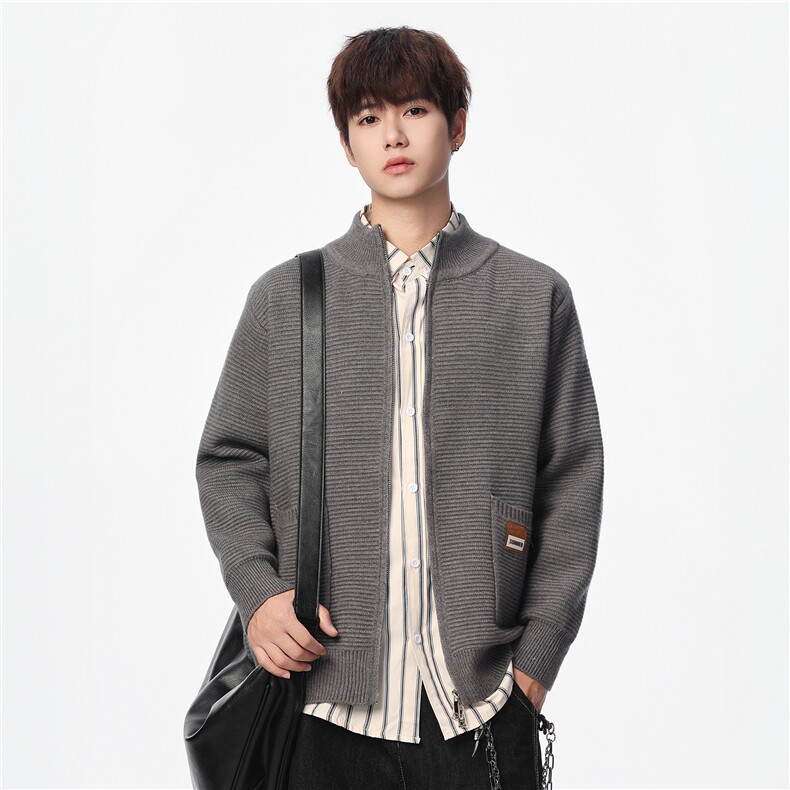 【新品】2025秋冬男士时尚休闲百搭针织连帽毛衣潮流-M181-P70,男装针织衫/毛衣,星座1105-1