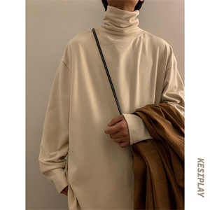 HD1317TP22 控价38 -HD1439TP35 控价48仿德绒打底纯T高领卫衣男图片