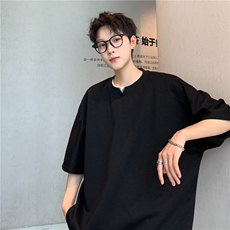 C480P402024夏装纯色休闲男女生T恤上衣短袖，男装T恤，星座512-6