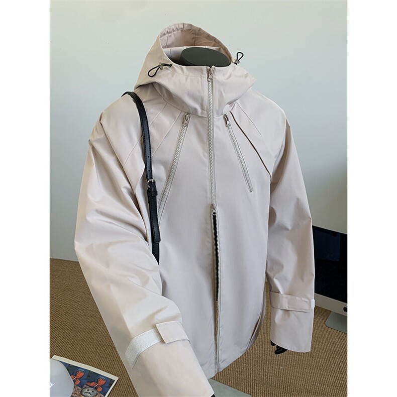 JK5010/P70春装新款个性冲锋衣夹克男潮上衣百搭外套,男装夹克,电商A141
