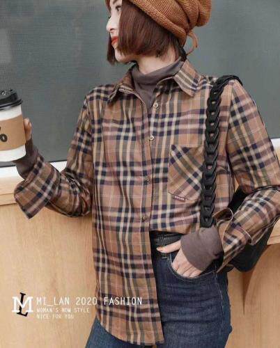 新款衬衣十亮丝绒小衫，时尚潮流，女装，嘉福利市