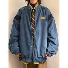 外套男春秋日系cityboy灯芯绒棒球服美式复古ins夹克N06573-P60，男装夹克，星座308B-1