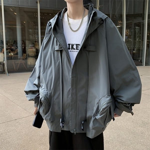 秋冬季户外潮流机能风夹克潮牌连帽工装冲锋衣外套男 W7900-P72图片