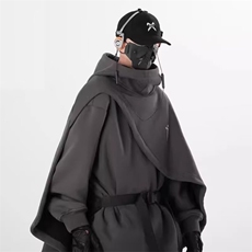 黑武士以神之名丨DK日系加绒厚夹克工装机能风连帽冲锋衣外套男女，男装夹克，四季星座505