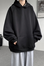 美式高街重磅连帽卫衣男款秋冬季加绒加厚潮牌套头衫外套WY001P55，男装卫衣，电商B312