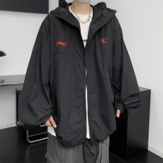 防晒衣男超薄透气夏季外套潮流学生宽松休闲空调服F08310-P48，男装防晒衣，星座308B-2