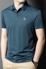 F1322男士2024年夏季新款短袖T恤中老年爸爸装polo衫体恤翻领，男装T恤，电商B360