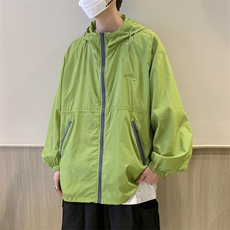 Wt045-P40夏季宽松型连帽防晒服，男装夹克，星座1501-1