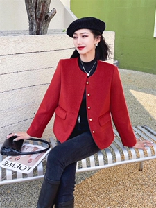 现货！彩虹绒加厚外套图片