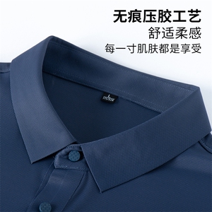 男士2024年夏季新款翻领T恤男短袖商务休闲体恤男Polo衫图片