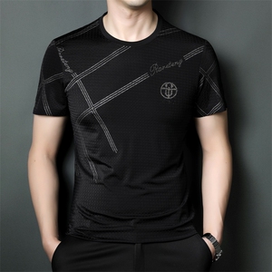SQY9821男式2023年夏季新款T恤男短袖商务时尚休闲体恤男装P55图片