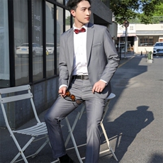 LY8594-XCK-MP126西装伴郎服男上班新郎结婚西服衬衫西裤三件套，男装西服，星座510A-2