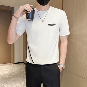 店主风秋冬季男士圆领短袖卫衣男时尚打底T 301A-1/W05/P53控75图片