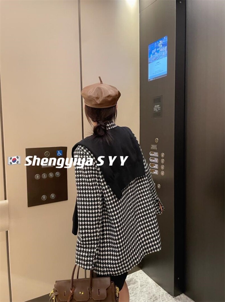 披肩格子西服，其它，6·9衣社